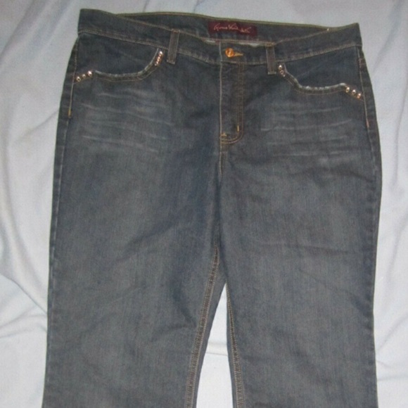 GLORIA VANDERBILT BOOT CUT JEANS 16 - Picture 1 of 4